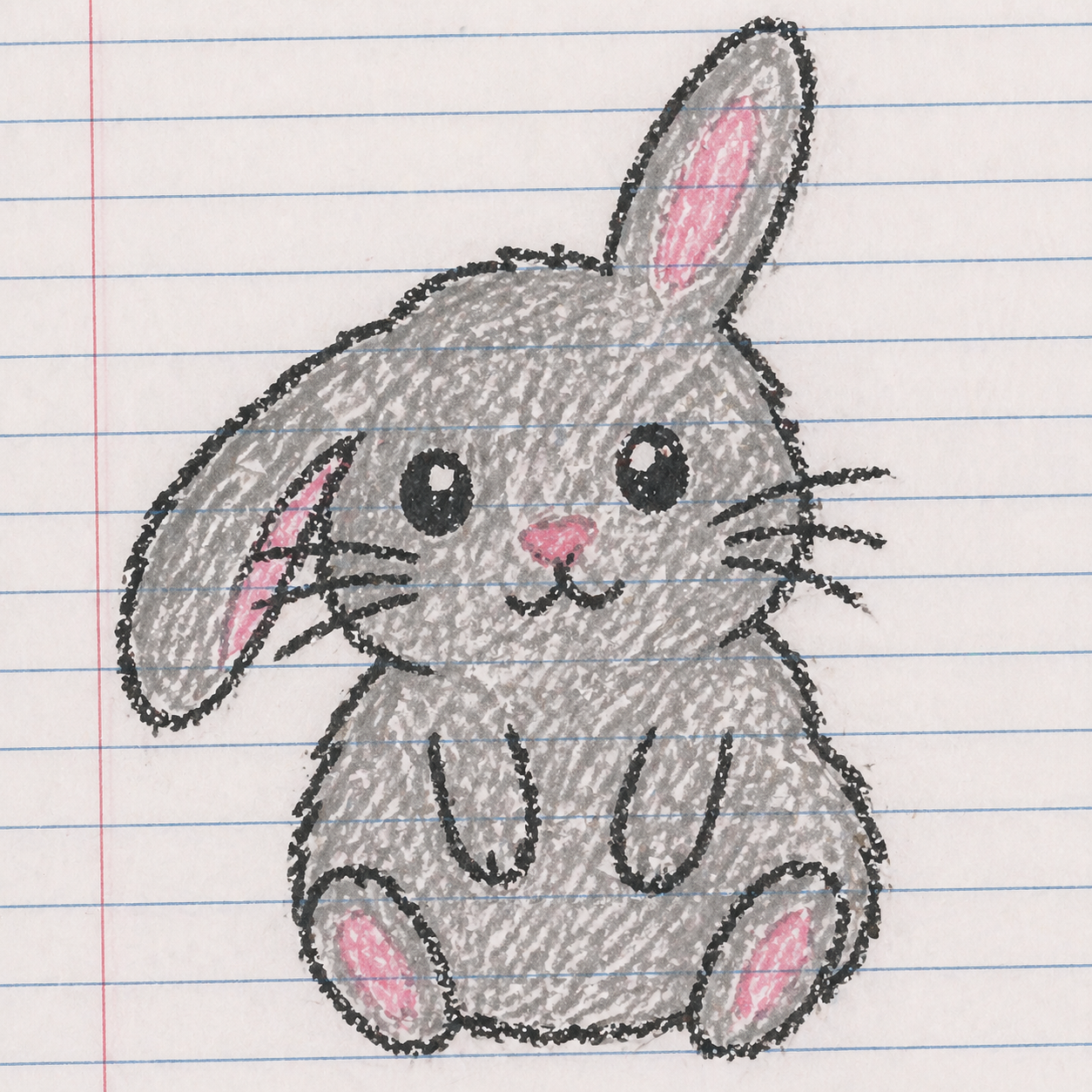 Rabbit, Crayon Notebook preview