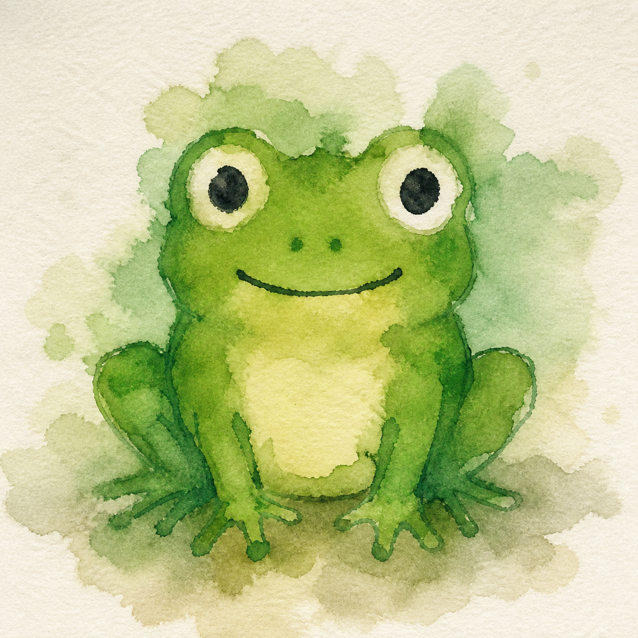 Watercolor Fail Frog preview
